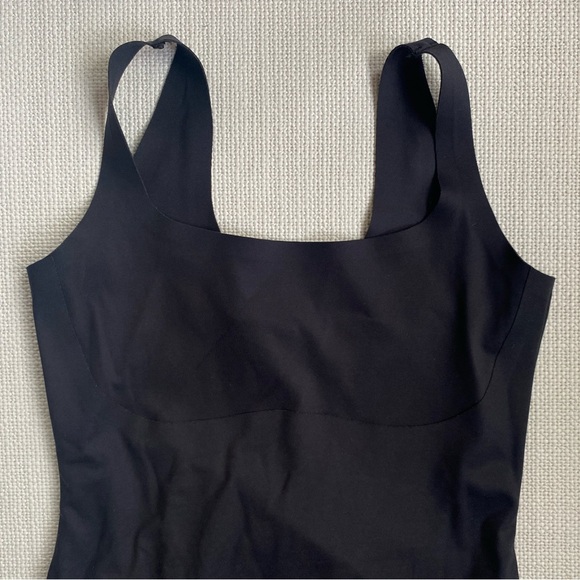 Skims Body Tank Long Slip Dress Onyx - Picture 4 of 7